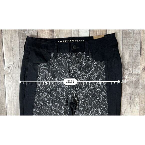 American Eagle Outfitters Super Stretch Black Hi-Rise Jeggings‎ sz 10 - Picture 4 of 13